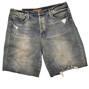 Joes Jeans vintage stretch handcrafted cut-off mid-rise denim jean shorts, NWT